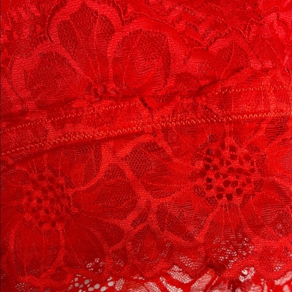 Aerie Elegant Red Lace Bralette - Picture 4 of 4
